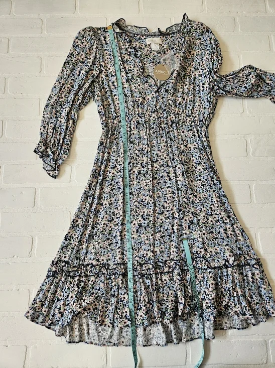 3/4 Sleeve Floral dress - Picture 11 of 12